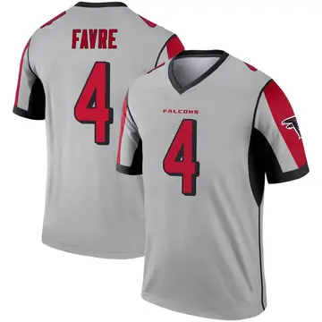 Brett Favre Atlanta Falcons Youth Legend Red Color Rush T-Shirt