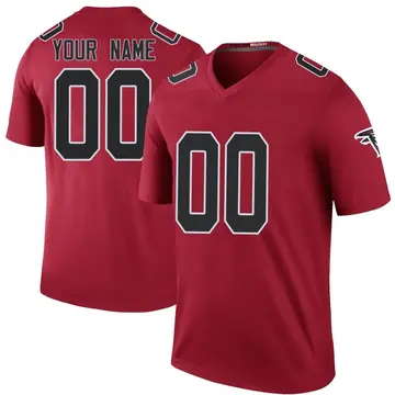 Men's Atlanta Falcons Red Alternate Custom Jersey, Falcons Jersey Cheap -  Reallgraphics