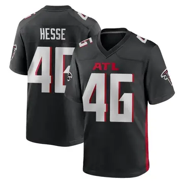 Parker Hesse Men's Nike Red Atlanta Falcons Alternate Custom Game Jersey Size: Extra Large