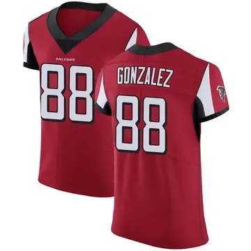 Men's Tony Gonzalez Atlanta Falcons Elite Red Team Color Jersey