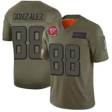 Men's Tony Gonzalez Atlanta Falcons Limited Camo 2019 Salute to Service Jersey