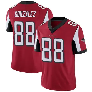 Men's Tony Gonzalez Atlanta Falcons Limited Red Team Color Vapor Untouchable Jersey