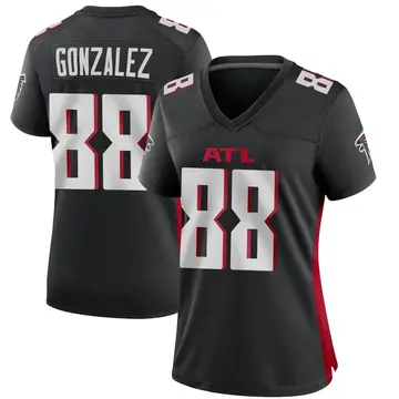 Women's Tony Gonzalez Atlanta Falcons Game Black Alternate Jersey