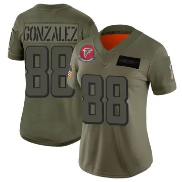 Women's Tony Gonzalez Atlanta Falcons Limited Camo 2019 Salute to Service Jersey