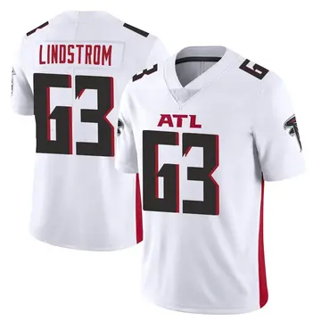 Atlanta Falcons Chris Lindstrom Red Color Rush Game Jersey - Bluefink