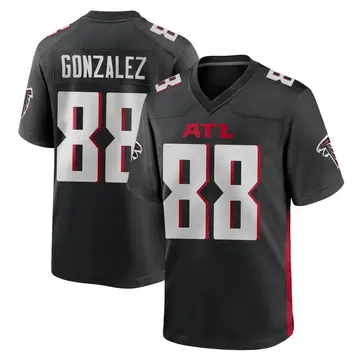 Youth Tony Gonzalez Atlanta Falcons Game Black Alternate Jersey