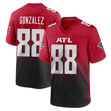 Youth Tony Gonzalez Atlanta Falcons Game Red 2nd Alternate Jersey