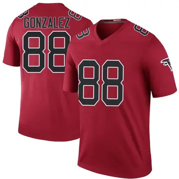 Youth Tony Gonzalez Atlanta Falcons Legend Red Color Rush Jersey